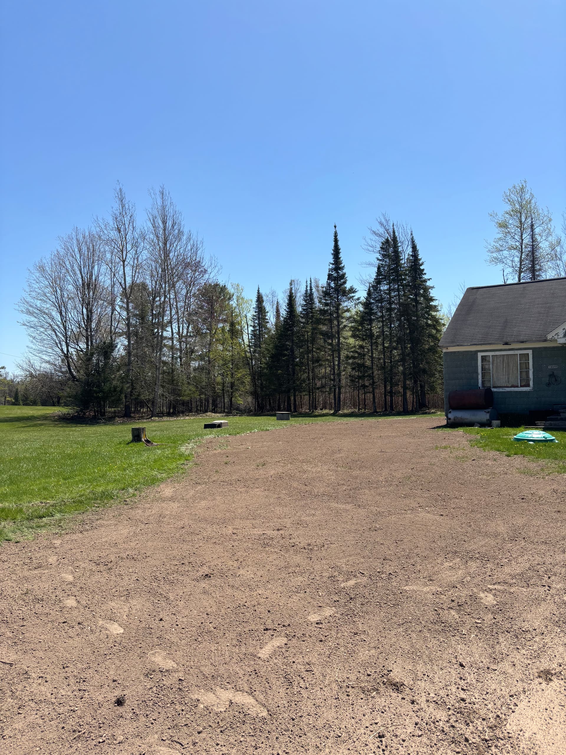 Fresh Grade and Hydroseeding Gets This Rapid River Lawn Started Right
